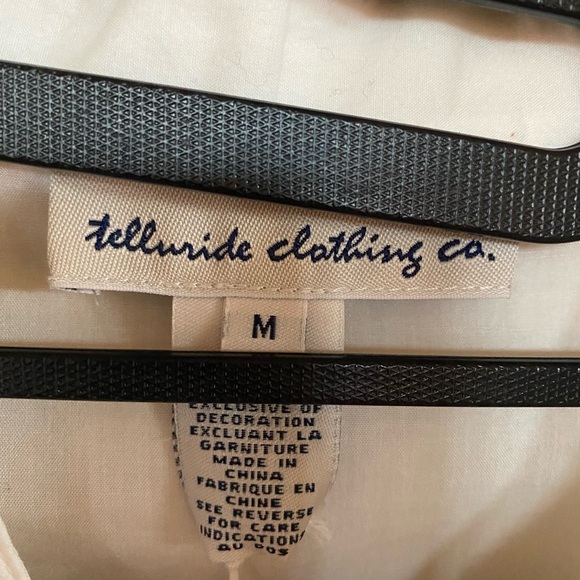 women’s cream shirt with intricate sequence. M - Picture 3 of 6